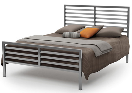 Once you have a design in mind, there are still options to customise the bed. Add a steel footboard that matches the headboard.