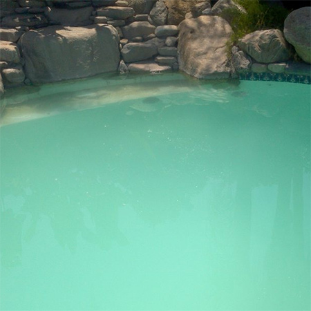 When getting the pool ready for summer I noticed that even repeated backwashing wasn't cleaning the water. Time to replace the pool filter sand.