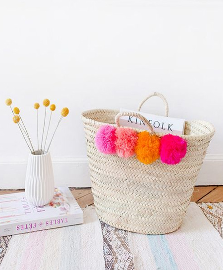 There are also so many ways to use pom-poms to embellish personal gifts