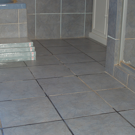 Cover up ugly tiles with Belgotex LVT flooring