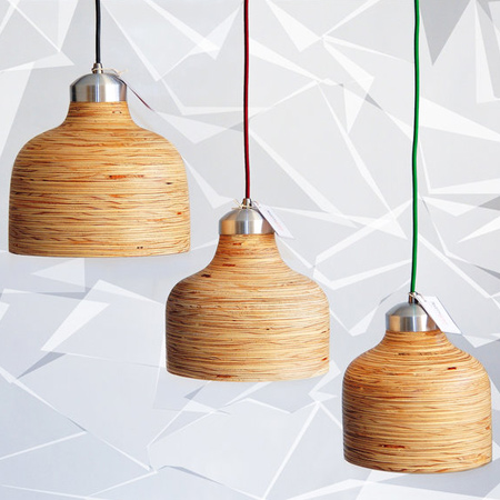 Brought to you by Modern Gesture, the Pendant Lampshade is handcrafted from wood