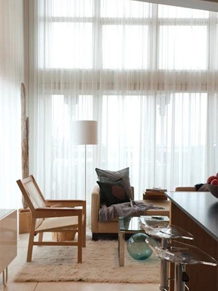 Sheer window treatments offer a cost-effective way to change out your window treatments, protect your funishings, but still allow your home to be light and airy.