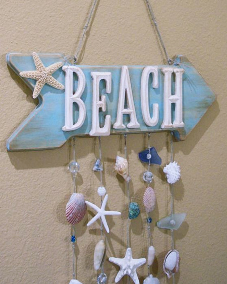 Beautiful crafts with shells