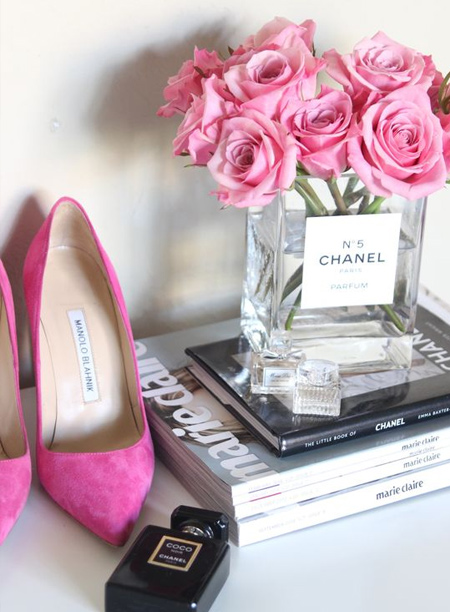 mothers day gift idea - chanel glass vase