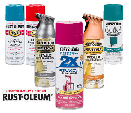 HOME-DZINE | Painting Tips - Rust-Oleum may not be the cheapest product on the shelf, but when you consider that you only need a single can for ultimate coverage on a wide range of materials, it is by far the most cost effective. Rust-Oleum is definitely the product of choice if you are looking for a professional, long-lasting finish for projects.
