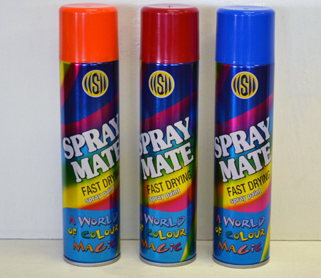 HOME-DZINE | Painting Tips - Spraymate has been a stalwart of spray painting products in South Africa for over 16 years. Manufactured locally, the Spraymate range includes a wide selection of spray products. It's the perfect affordable spray paint for crafters or quick and easy projects that don't require a professional finish. 