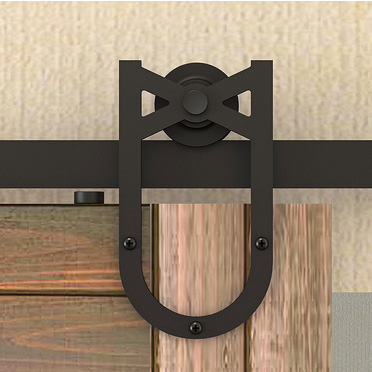 HOME-DZINE | Sliding Barn Door - NYC sliding door hardware features strong geometric lines