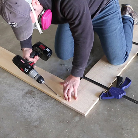 HOME-DZINE - DIY Projects - To make a DIY sliding barn door use a Kreg Pockethole Jig and coarse-thread pockethole screws - and you'll find these at Builders Warehouse, or buy online at Tools4Wood. 