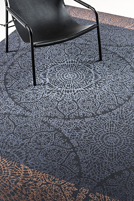 The new rug collection comprises four beautiful bespoke designs