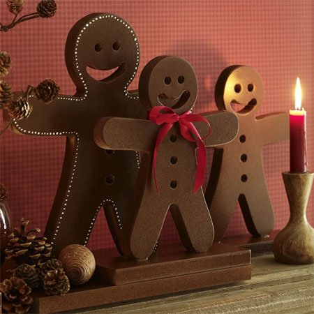 HOME-DZINE | Christmas Crafts - Grab your Bosch power tools to make these gingerbread decorations. 