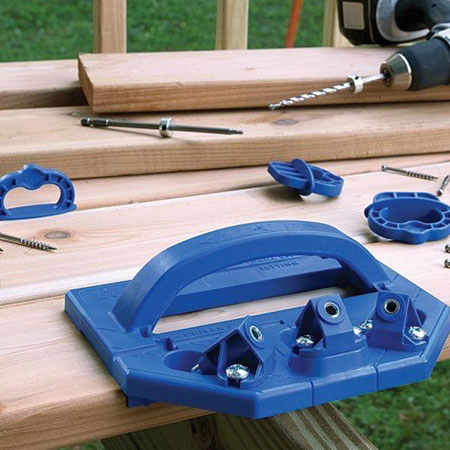 HOME-DZINE | DIY Deck - Visit Vermont Sales for more information on the Kreg Deck Jig and accessories. 