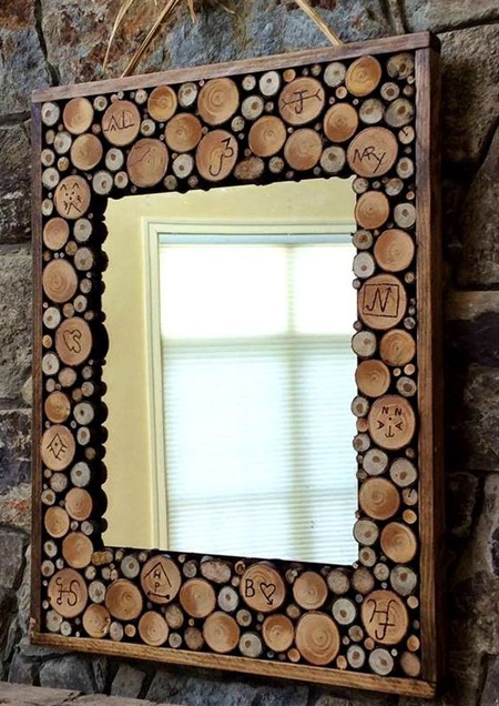 Great way to use wood slices