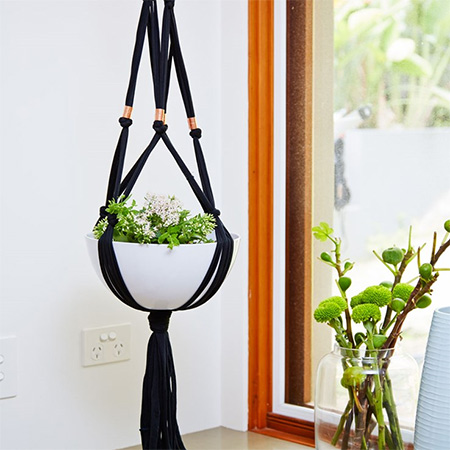 For many years I have been using macrame for plant hangers and wall hangings, as far back as the 80s when macrame was trending. Macrame is an inexpensive way to create your own plant hangers - and fun too!