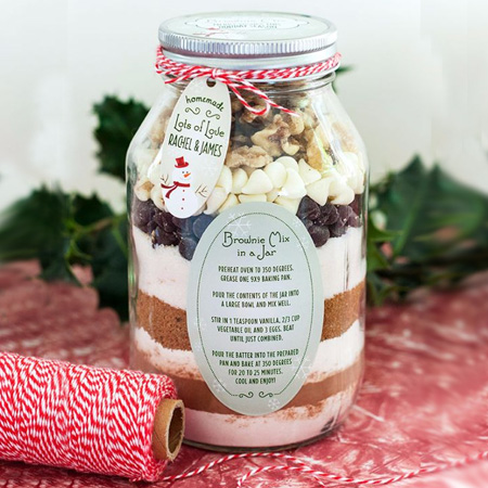 Fill Consol's jar in a jar with your favourite cookie or cake mix and gift to family and friends for a special occasion - or just for fun!