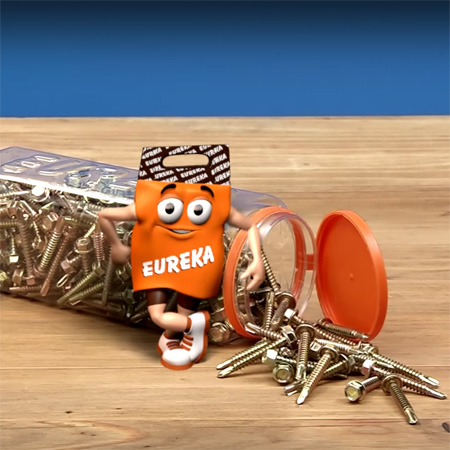 When you need to secure IBR sheet, Eureka Tek self-drill screws are the ideal fastener for securing metal to metal, wood to wood and even metal to wood.
