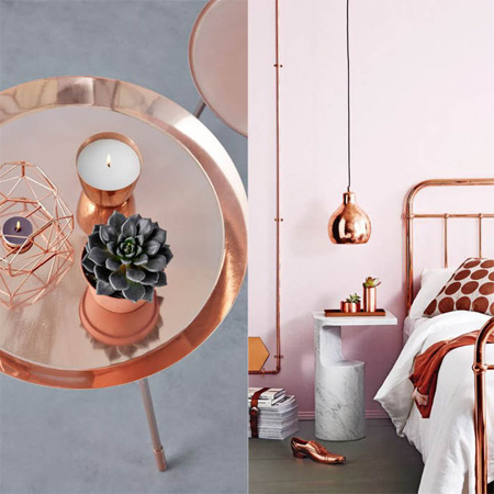 HOME-DZINE | Cosy up with copper - metallics look fantastic in the home