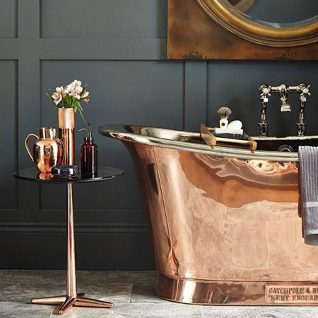 HOME-DZINE | Bring out the best in a bathroom with copper accessories