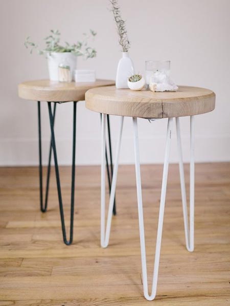  I love the look of hairpin legs on cabinets and tables