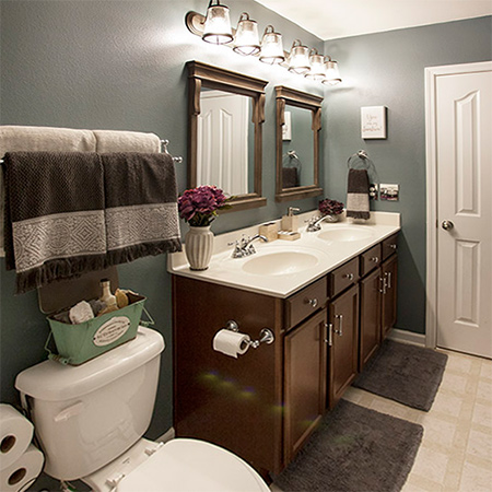 Cosmetic bathroom makeovers are a great project you can do on a weekend and it won't cost a fortune to give your bathroom a fresh new look.