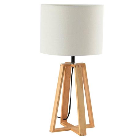 HOME-DZINE | Modern Floor Lamps - Table Lamp with Wooden Base @ R499 from Mr Price Home 