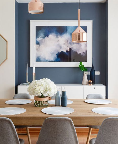 HOME-DZINE | Home for the Holidays - paint one wall and make it a stand-out feature