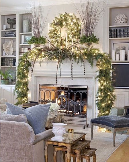 HOME-DZINE | Holiday Decor - Fairy lights are a staple for decorating a holiday home, and LED lights mean that you don't have to worry about starting a fire! LED fairy lights don't heat up as much as incandescent globes and can be used indoors and outdoors. When buying lights for outdoors, make sure they are rated for exterior use.