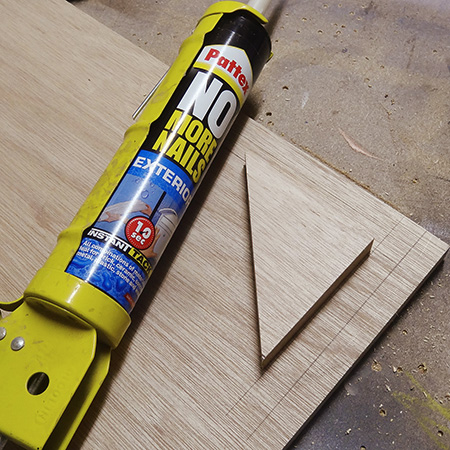 HOME-DZINE | DIY Tips - Pattex No More Nails offers high-tack and fast drying, but it isn't absorbed deeply into timber or board and should not be used for joints that need to bear weight.