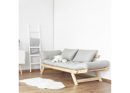 HOME-DZINE | Childrens Furniture - Design-A-Bed childrens sleepover sofa bed in natural pine with waxed finish