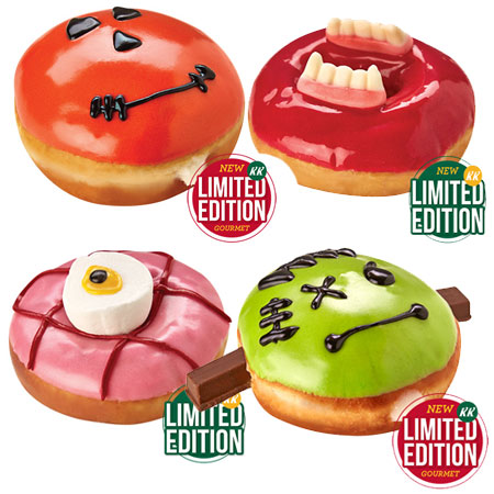 HOME-DZINE | Halloween Crafts - Get the celebrations in full swing with a selection of Halloween doughnuts from Krispy Kreme - now in South Africa at select venues. The kids will love the skreme themes for Halloween!