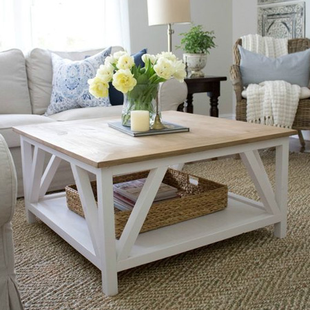 Every home needs a coffee table or two, and it's easy to knock up a coffee table in a weekend. 