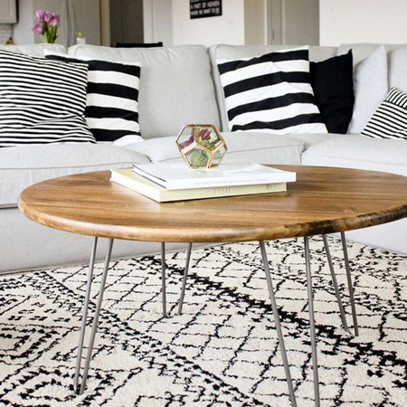 With hundreds of designs for a DIY coffee table out there, you can choose a design that fits in with your personal style.