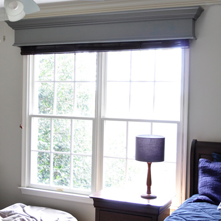 Here's an easy DIY way to add architectural detail to a plain window