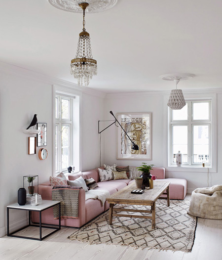 HOME-DZINE | Spring and Summer Trends - blush pink is not a bold, brash or girly shade of pink