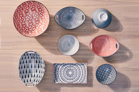HOME-DZINE | Spring and Summer Trends - From cushions to table settings, intricate geometric patterns inspire you to spice up your living rooms with bold accessories