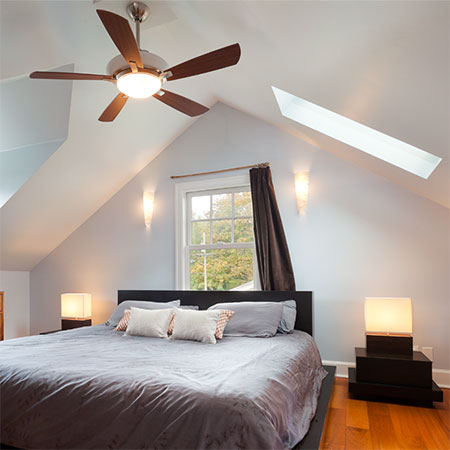 HOME-DZINE | Energy efficient home - If you're looking to keep your home cool during the hot spring and summer, shop for a ceiling fan that has a reversable function.