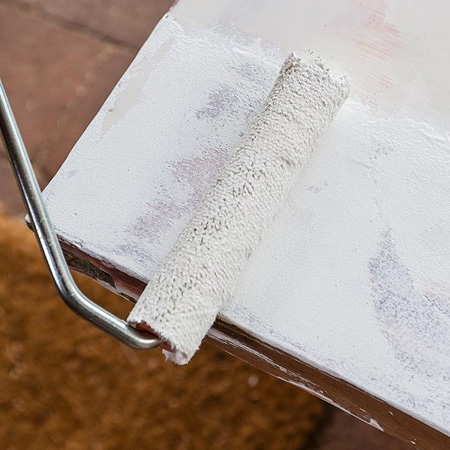 7. Apply primer and paint to match the existing finish.
