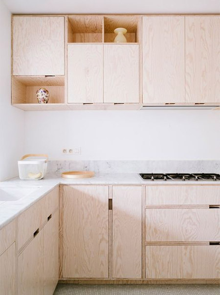 Plywood kitchen designs