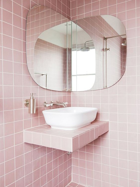 pink bathrooms are back in trend