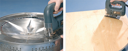 washing machine drum table