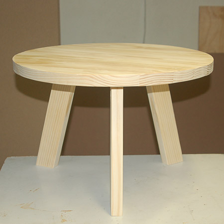 Finished occasional table.