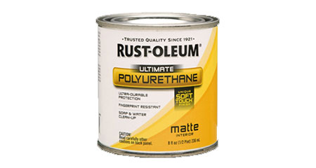 OME-DZINE | DIY Tips - Tough and durable, with the strength of polyurethane - Rust-Oleum Ultimate Polyurethane is water-based and provides a unique, soft texture.