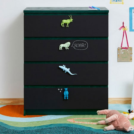 HOME-DZINE | Upcycle old furniture - chalk painted chest of drawers
