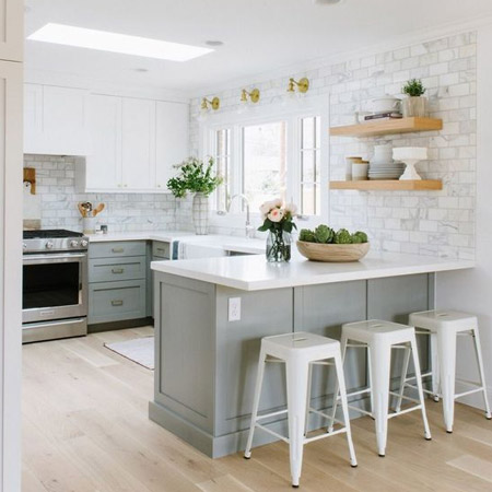 HOME-DZINE | Kitchen Makeover - consider how paint can be used to transform kitchen cabinets.