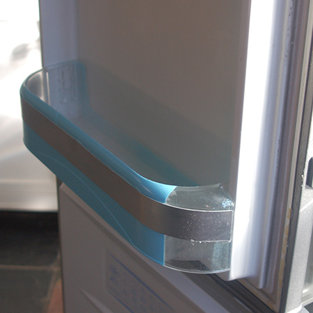 fridge door inserts or crisper drawers repaired with epoxy adhesive