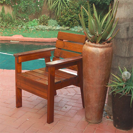 diy garden or patio chair