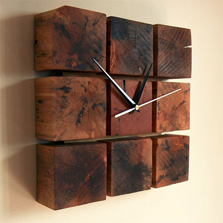 pallet wall clock