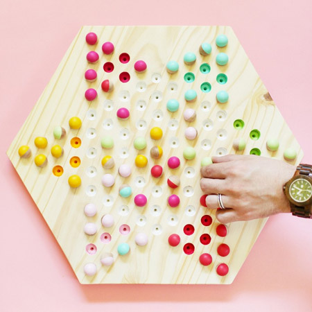 Make a Chinese Checkers board game