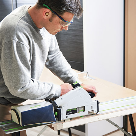 Cordless plunge saw from Festool