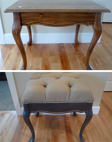 Repurposed furniture