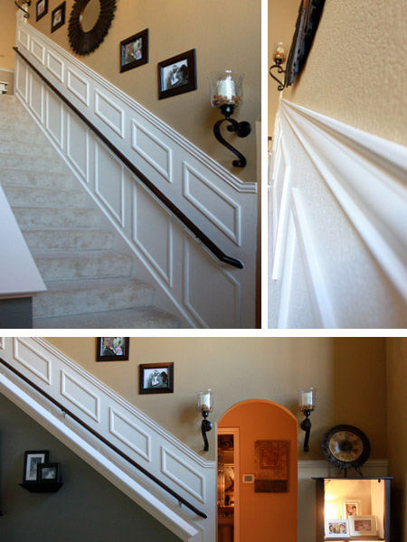 Over at decorchick, Emily transformed a plain staircase into a feature that immediately catches you eye when you enter the home. 